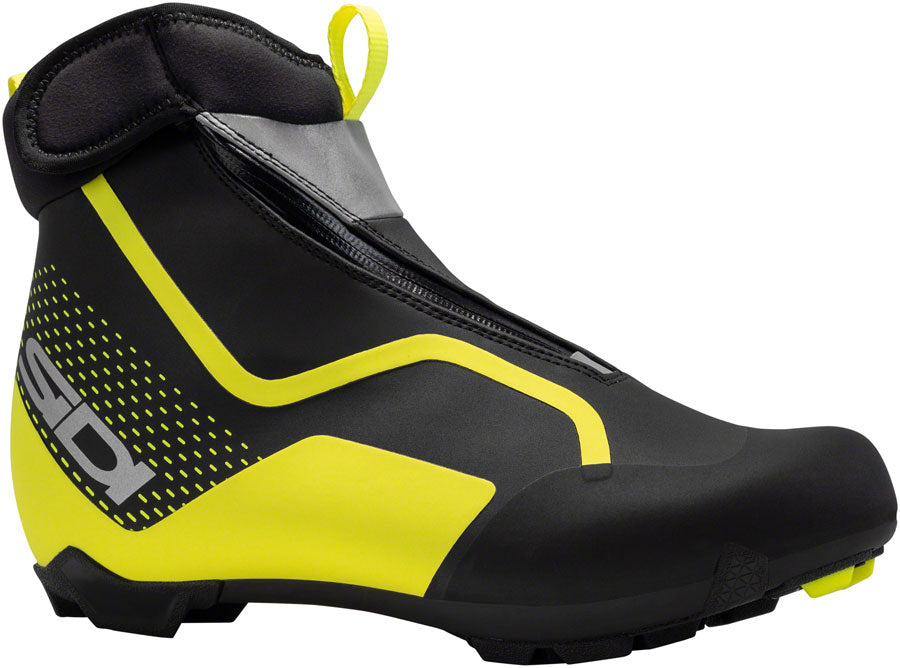 Sidi Algor Primaloft Cycling Boots - BLK/YLW Fluorescent Size 45  Millenium Fit