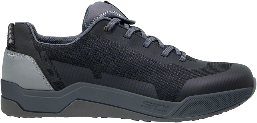 Sidi Motus Flat Shoes - Black/Gray Size 43 Millenium Fit