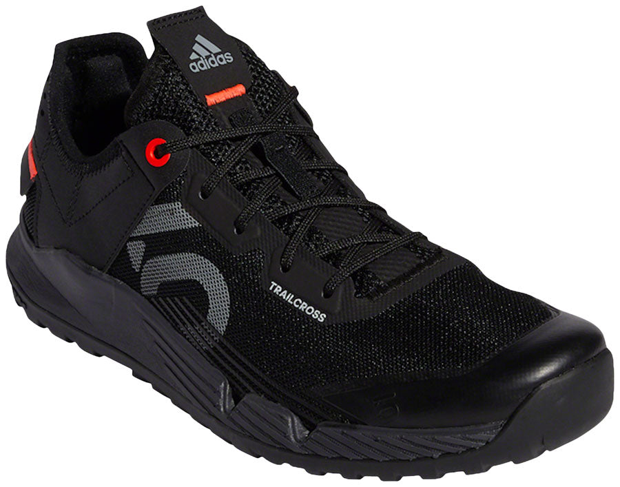 Five Ten Trailcross LT Flat Shoes  -  Women's Core BLK / Gray Two / Solar Red 6