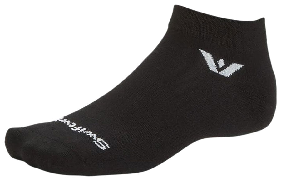 Swiftwick Aspire Ankle Socks - Circuit Black XLarge