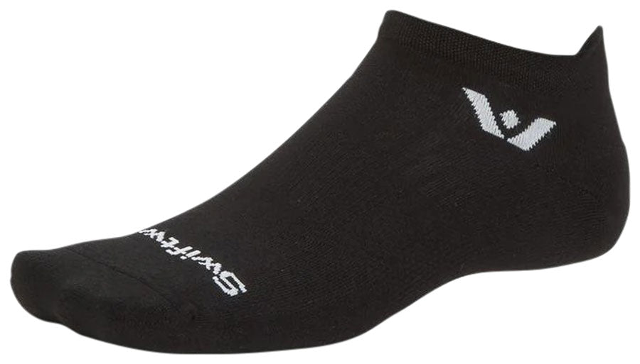 Swiftwick Aspire No Show Socks - Circuit Black XLarge