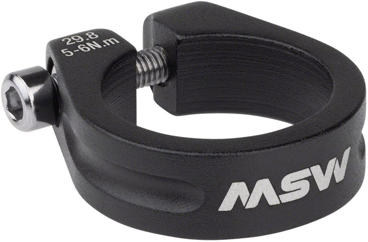 MSW Seatpost Clamp - 29.8mm Bolt-On Black