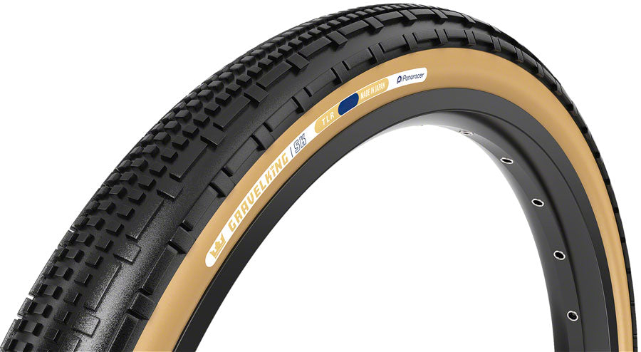 Panaracer GravelKing SK Tire - 700 x 35 Tubeless Folding Black/Brown