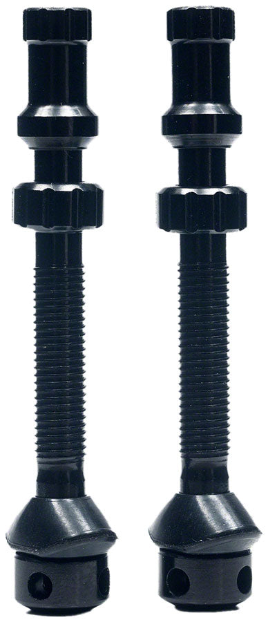 Stan's Tubeless Exo-Core Valve Stems - Alloy Medium Black Pair