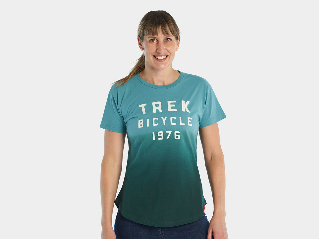 Shirt Trek Fade Tee Women Medium Emerald