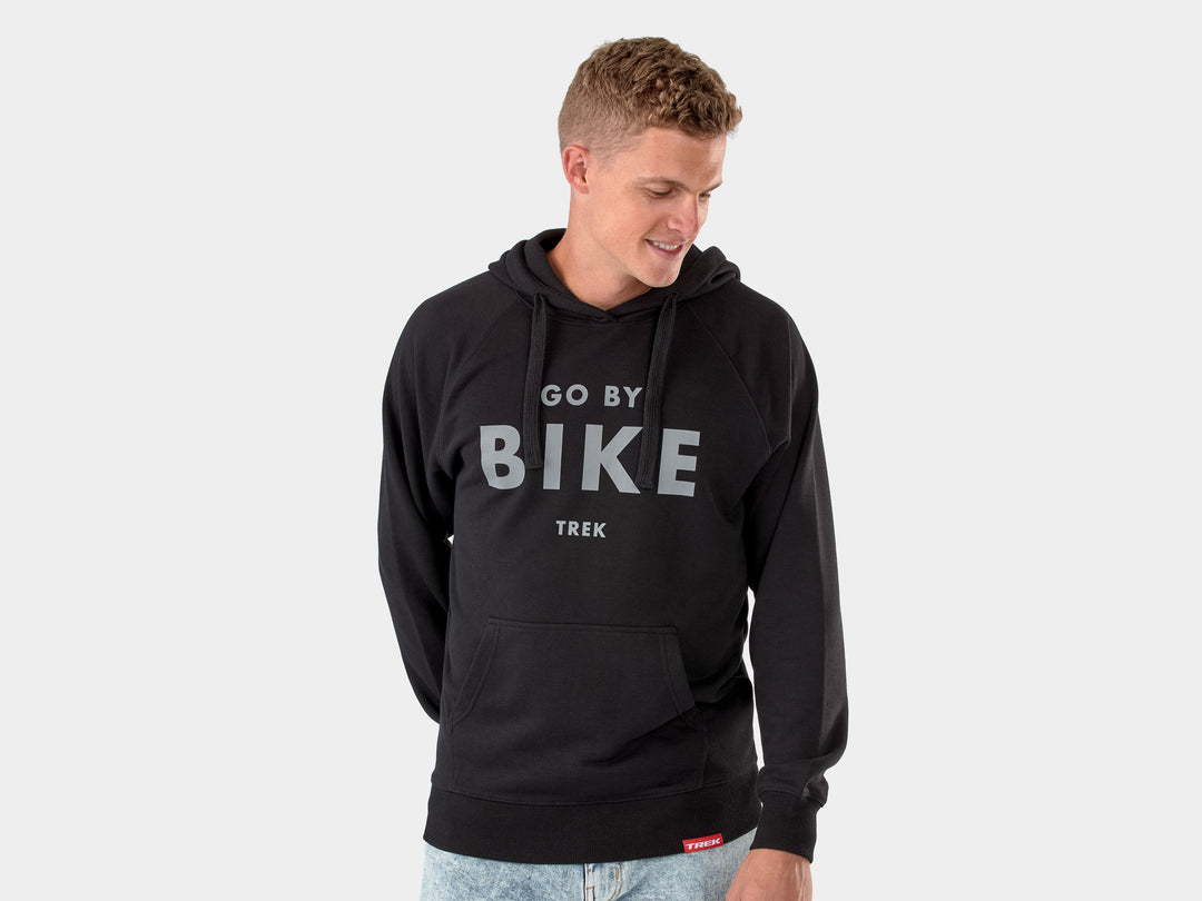 Shirt Trek Go By Bike Hoodie Large Black