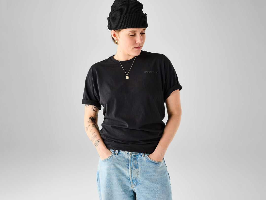 Shirt Trek Monochromatic Logo Medium Black