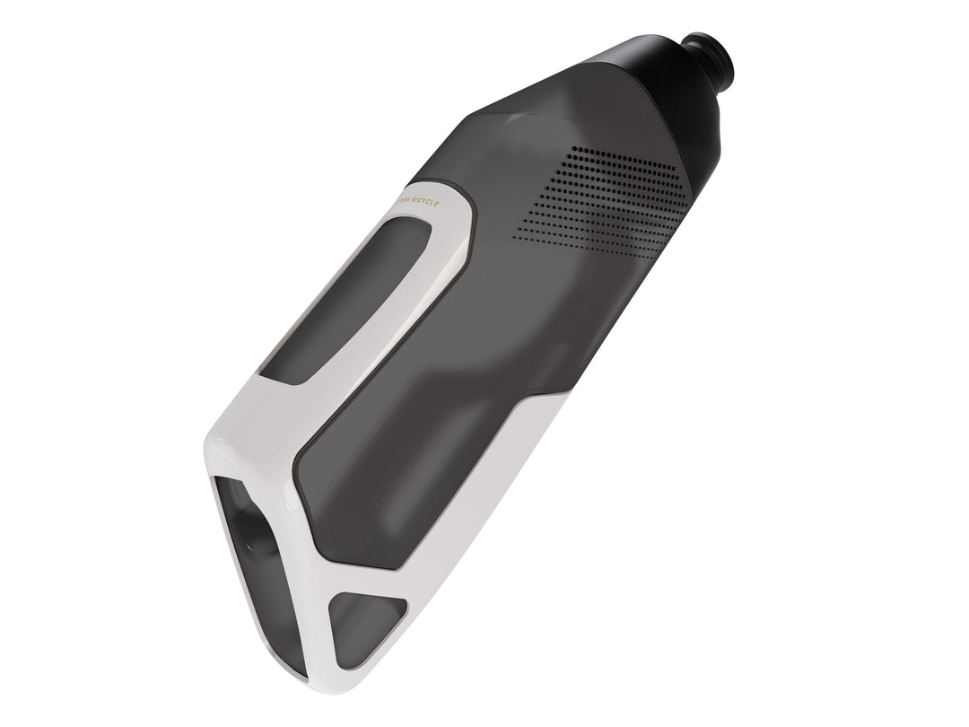 Cage Trek RSL Aero Bottle and Cage Kit White/Smoke