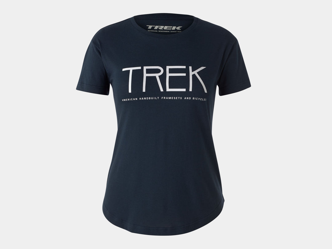 Trek Stick Logo Tee Women X-Large Navy Shirt