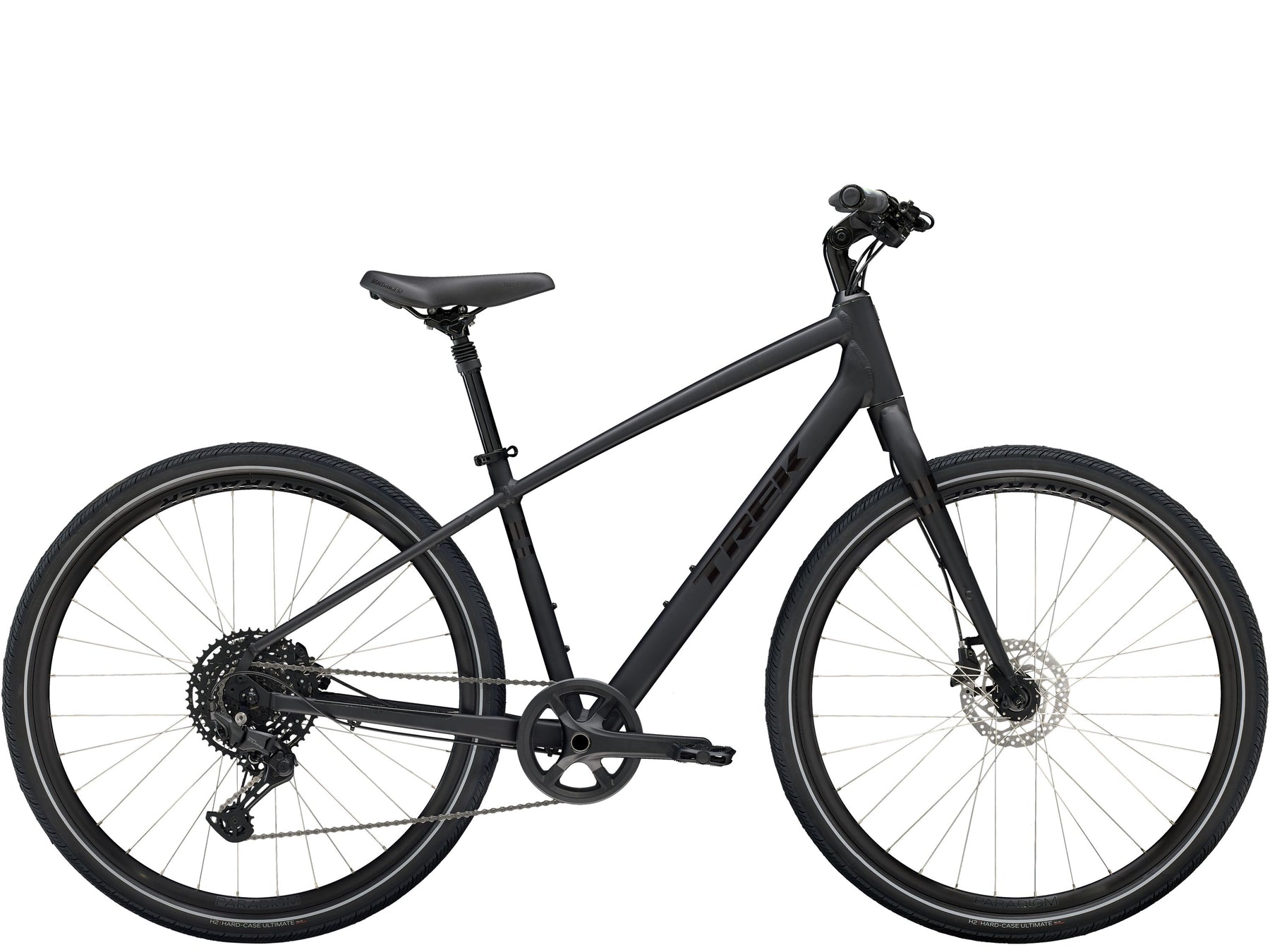 trek hybrid bicycle Verve 3 Gen 5, Matte Trek Black / Large