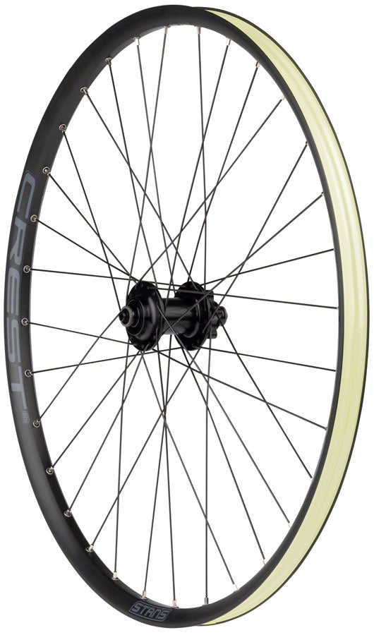 Stan's Crest S2 Front Wheel - 26" QR x 100mm 6-Bolt Black 32H