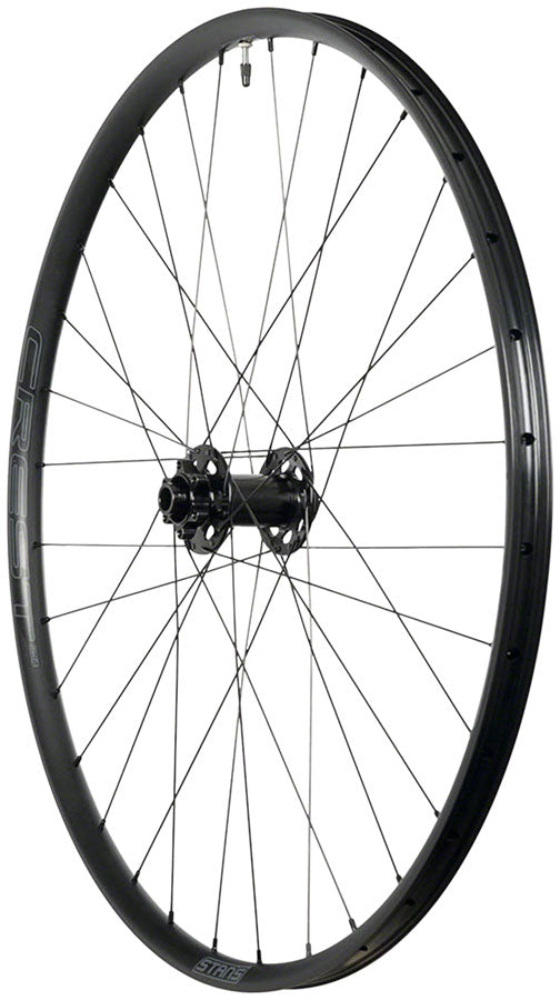 Stan's Crest MK4 Front Wheel - 27.5 15 x 110mm 6-Bolt Black