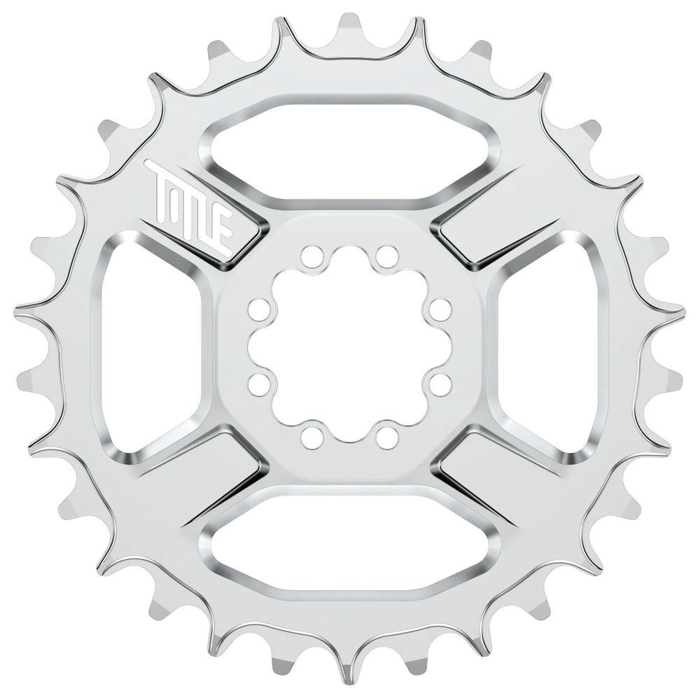 Title CR1 Chainring 30t 8 Bolt Regular Chrome