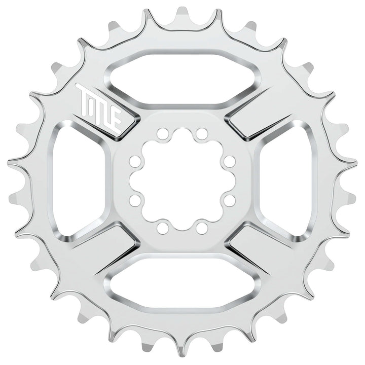 Title CR1 Chainring 30t 8 Bolt Regular Chrome