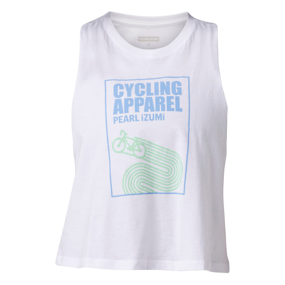 Women's Graphic Tank - BIKE SWOOSH TEXT WHITE 2024 / M