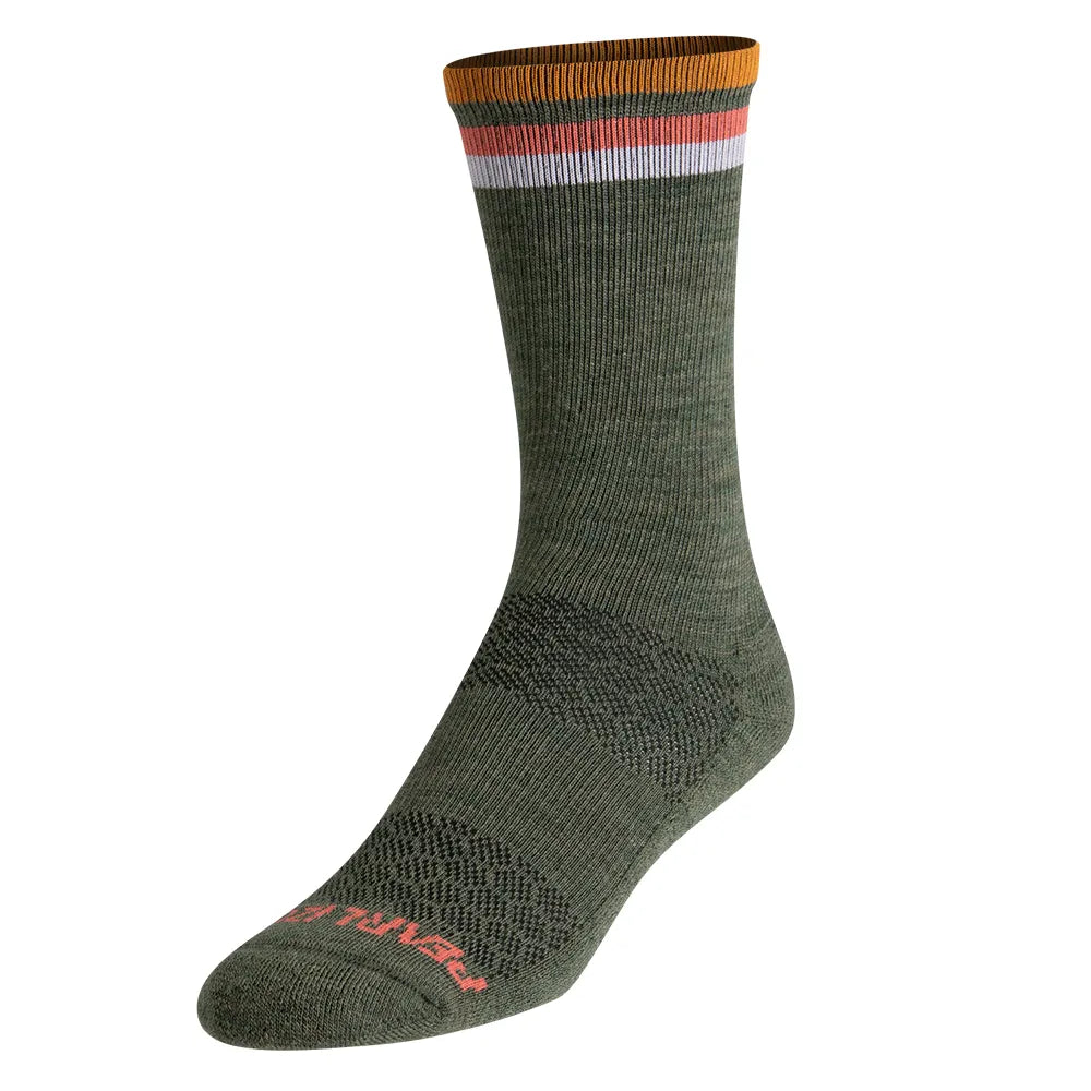 Merino Thermal Socks - FOREST/SHERBERT STRIPE / M