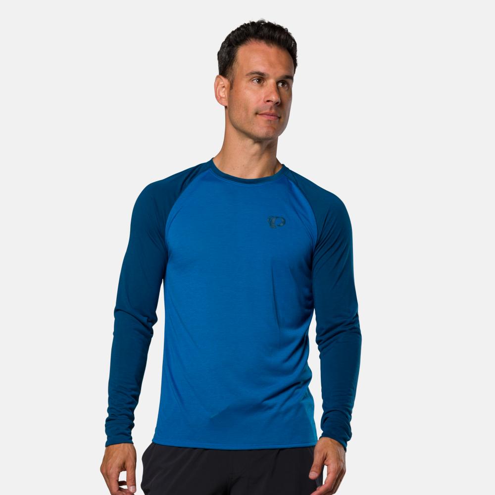 Men's Canyon Long Sleeve Jersey - SNORKEL BLUE / M