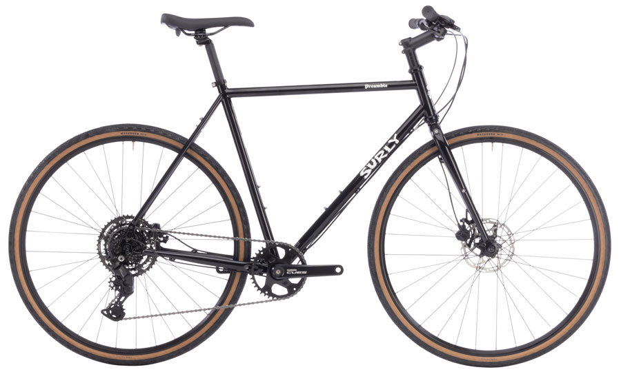 Surly Preamble Flat Bar Bike - 650b Steel Hi-Viz Black Small