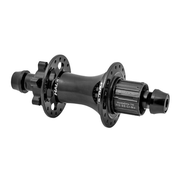 Halo MT-SS Mantradrive Disc Rear Hub 10x135 BO 32h Black