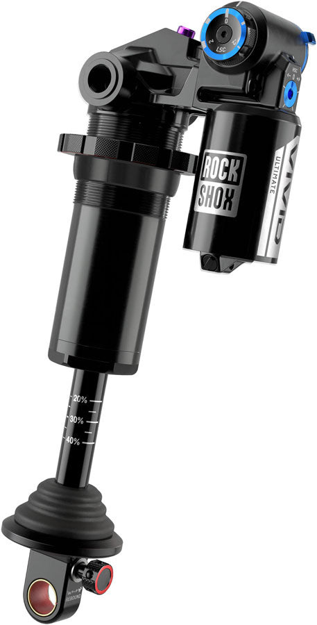 RockShox Vivid Coil Ultimate RC2T Rear Shock - 205 x 60mm Reb 55 / Comp 34 Adj. Hydraulic Bottom Out L/45 Standard Trunnion D1