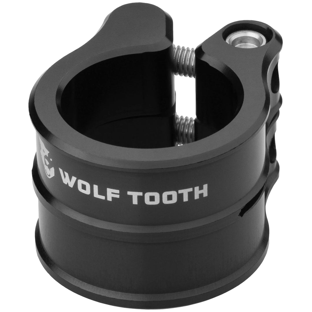 Wolf Tooth Components Dual-Bolt Seatpost Clamp 35/30.9mm - Black