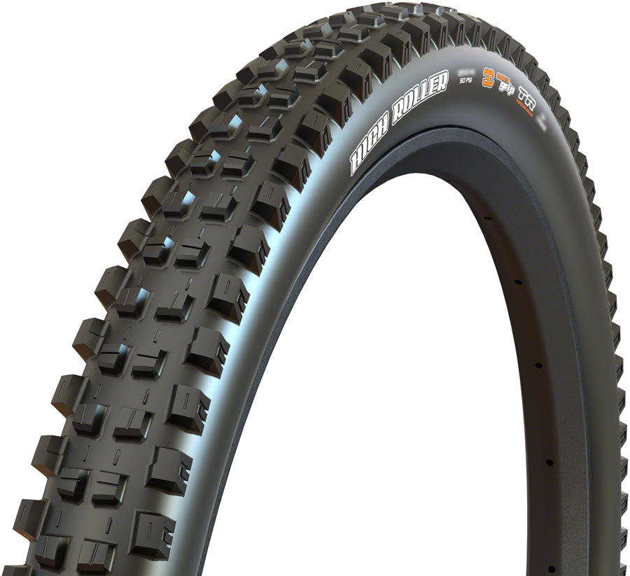 Maxxis High Roller III Tire - 27.5 x 2.4 Tubeless Folding BLK 3C MaxxGrip New DH E-25