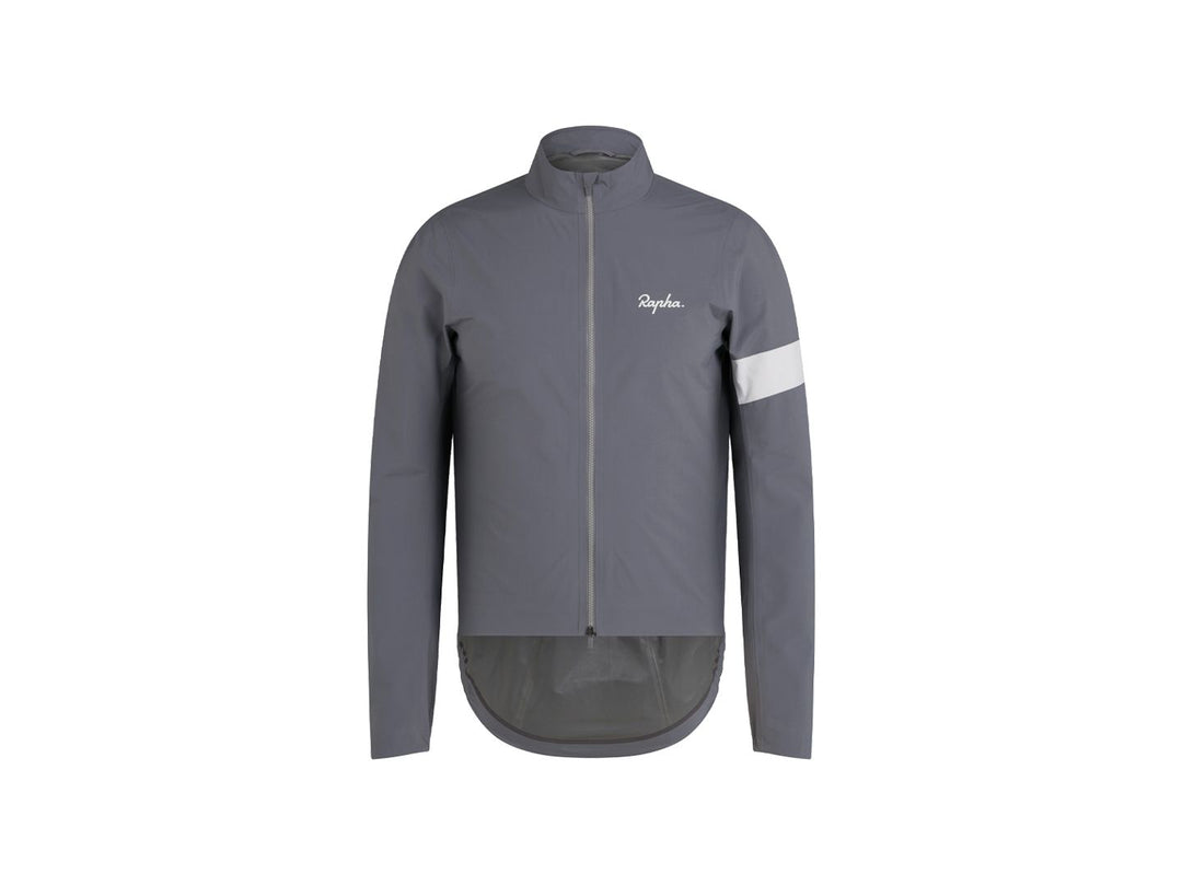 Rapha Core Rain Men Small Grey/White Jacket