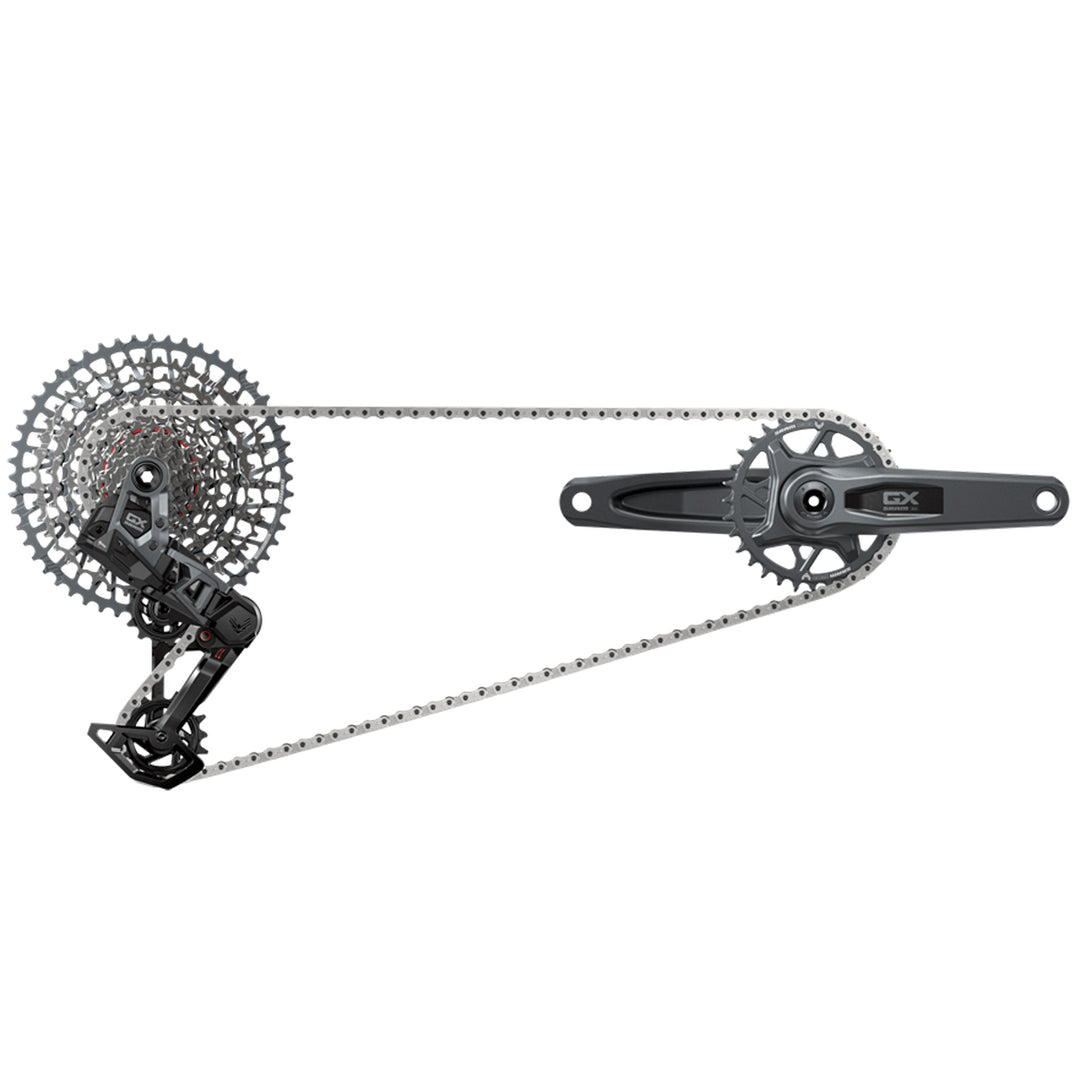 SRAM GX T-Type Eagle AXS Groupset 175mm Dark Polar