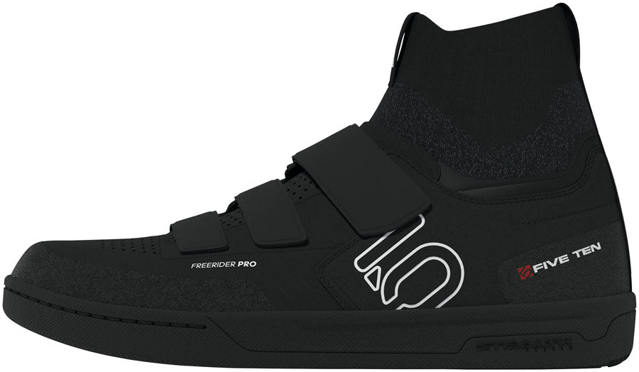 Five Ten Freerider Pro Mid VCS Flat  Shoes - Men's BLK / Footwear White / Carbon 7