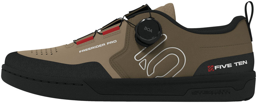 Five Ten Freerider Pro Boa Flat Shoes - Men's Cardboard/Off White/Core BLK 6