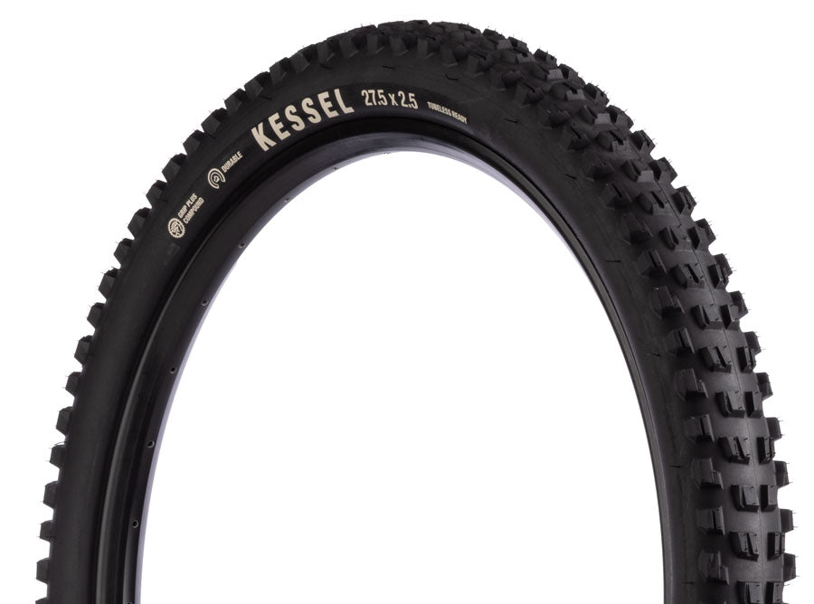 Teravail Kessel Tire - 27.5 x 2.5 Tubeless Folding BLK Durable Grip Plus Compound