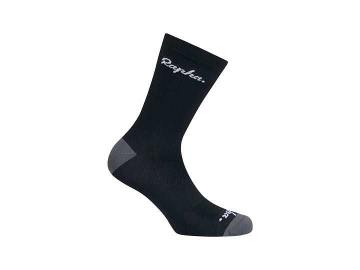 Sock Rapha Logo Large Black/Grey