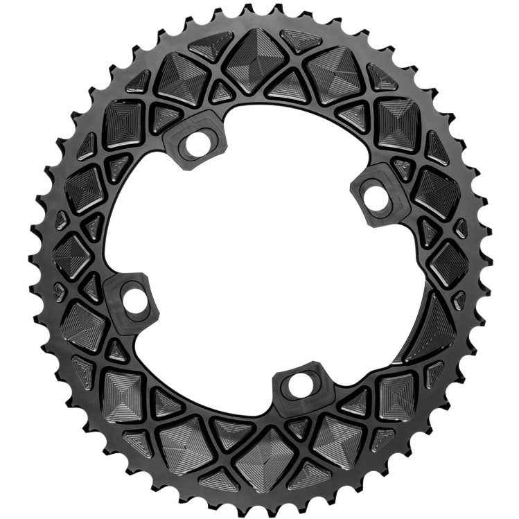 absoluteBLACK FSA ABS Oval Chainrings 4&5x110BCD 53T - Black  