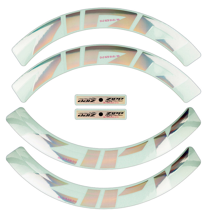 Zipp 404 Silver Foil Decal Kit