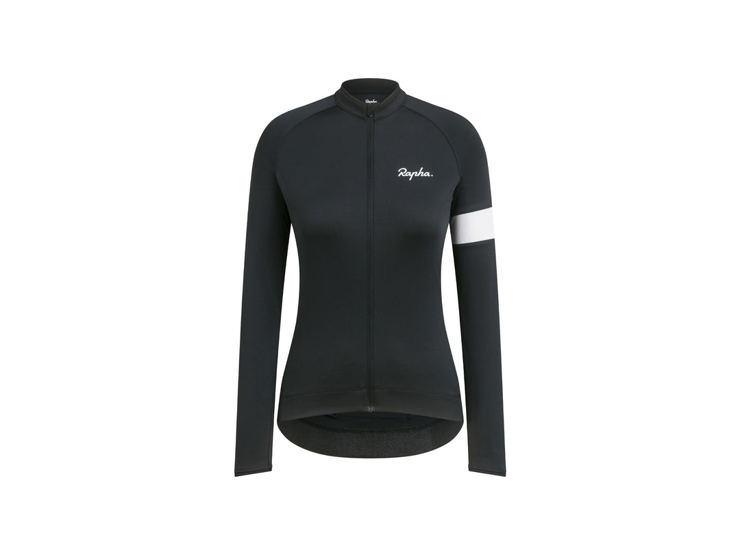 Rapha Core Long Sleeve Women Large Black Jersey