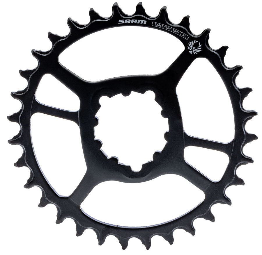 SRAM X-Sync 2 Eagle Direct Mount Chainring - 32t 12-Speed 3-Bolt Direct Mount 3mm Offset Steel BLK