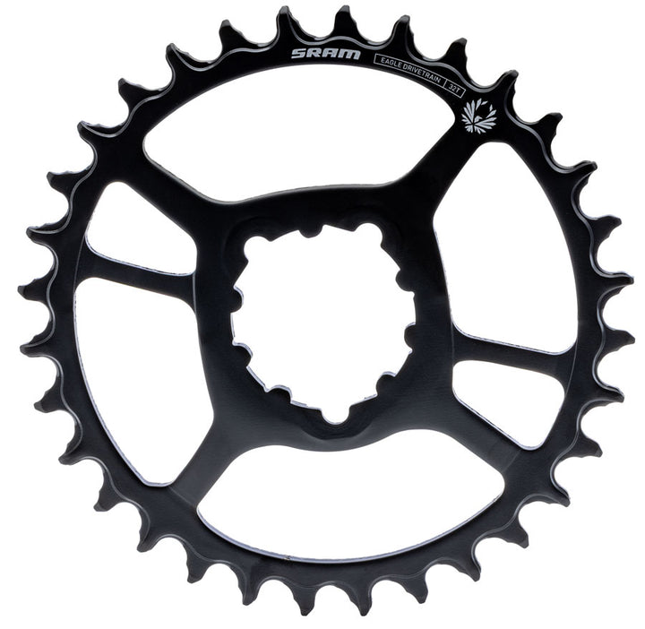 SRAM X-Sync 2 Eagle Direct Mount Chainring - 32t 12-Speed 3-Bolt Direct Mount 3mm Offset Steel BLK