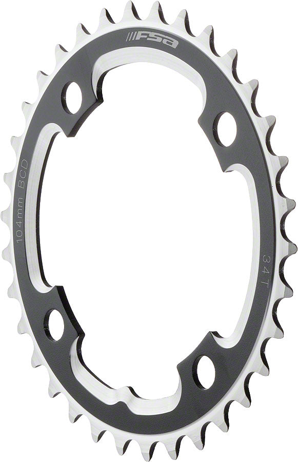 Full Speed Ahead DH/SS MTB 38t 104mm Chainring 3mm Thick Black