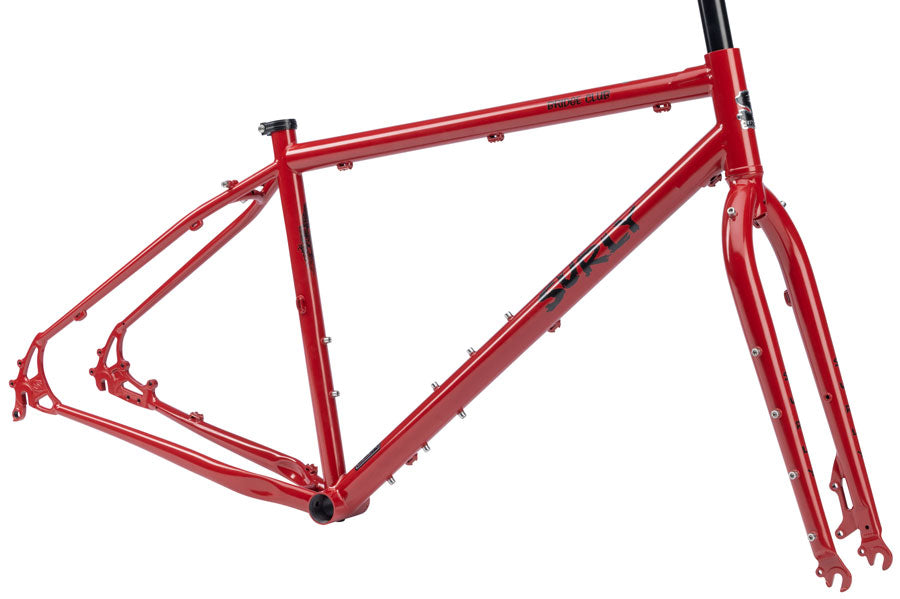 Surly Bridge Club Frameset - 27.5" Steel Lingering Cranberry Large