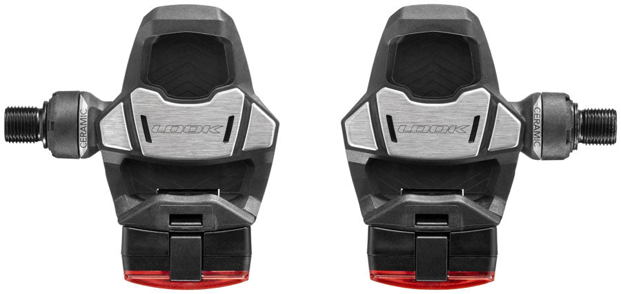 LOOK KEO Blade Carbon Ceramic Vision Pedals - Single Sided Clipless Carbon 9/16" BLK 53mm QF