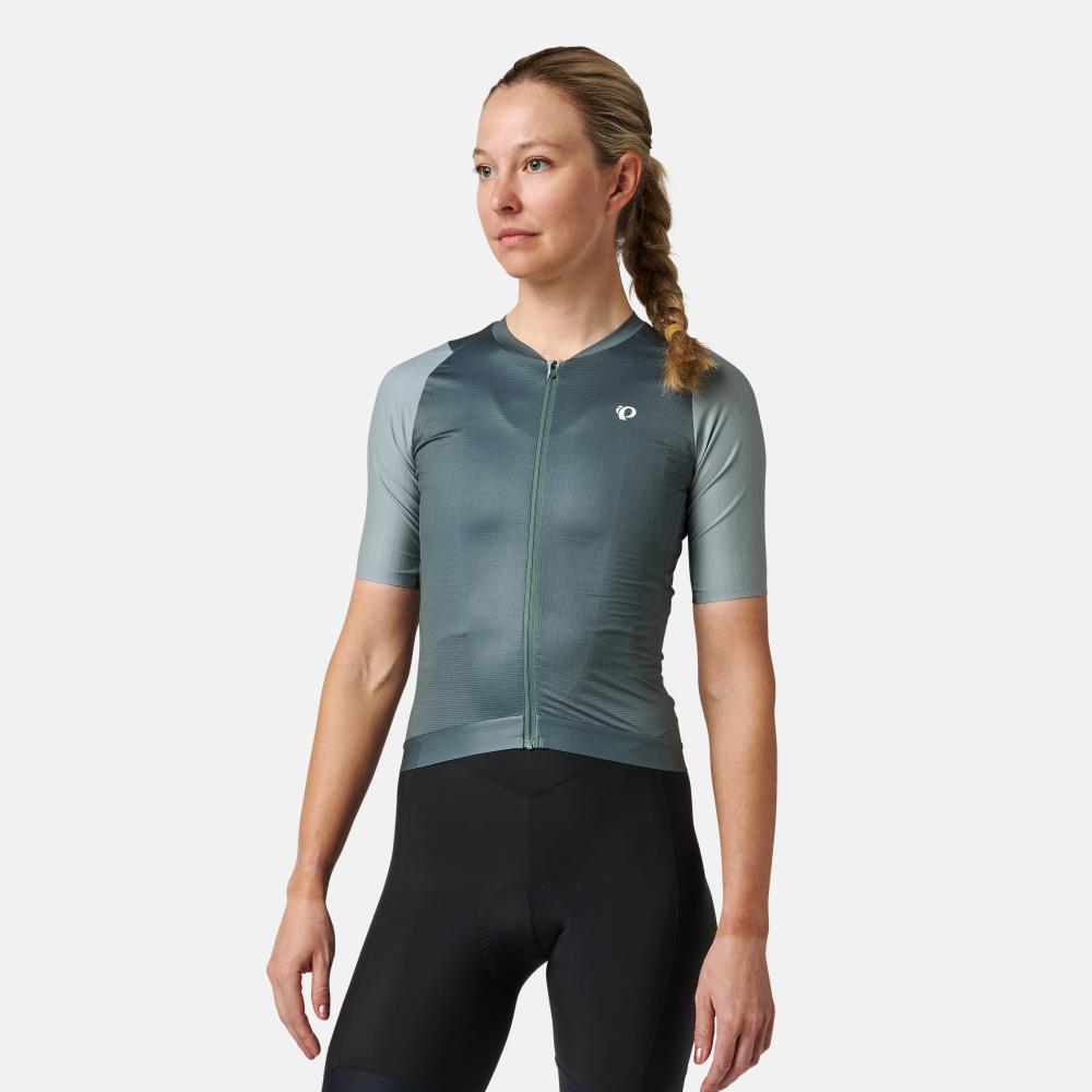 Women's PI/Red Jersey - BALSAM GREEN/SILVER BLUE / XS