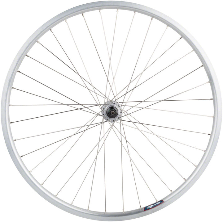 Quality Wheels Value HD Series Rear Wheel - 26" QR x 135mm Rim Brake HG 10 Silver Clincher 36H