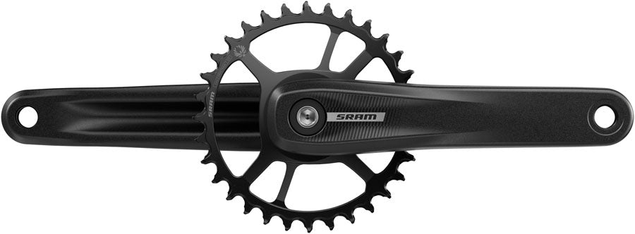 SRAM S100 Eagle Crankset - 175mm 32t Steel Chainring Aluminum Crankarms For Powerspine Bottom Bracket BLK 49mm Chainline B1