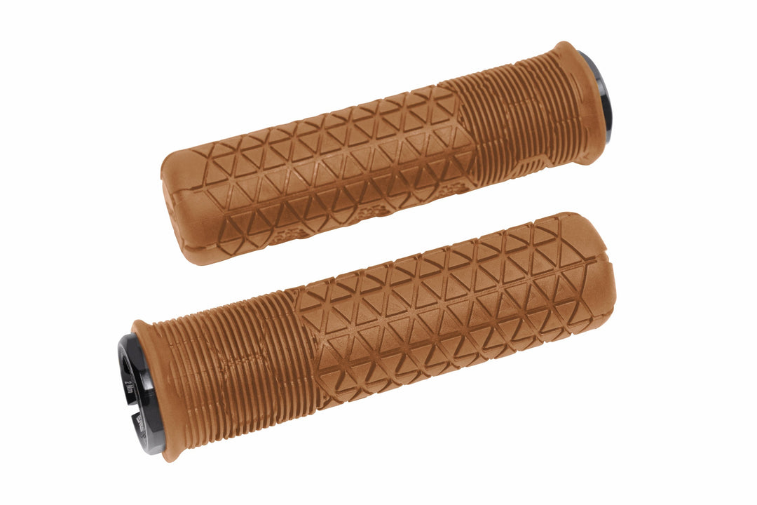 Fractal Lock-On Trail Grip - 31.5mm / Brown