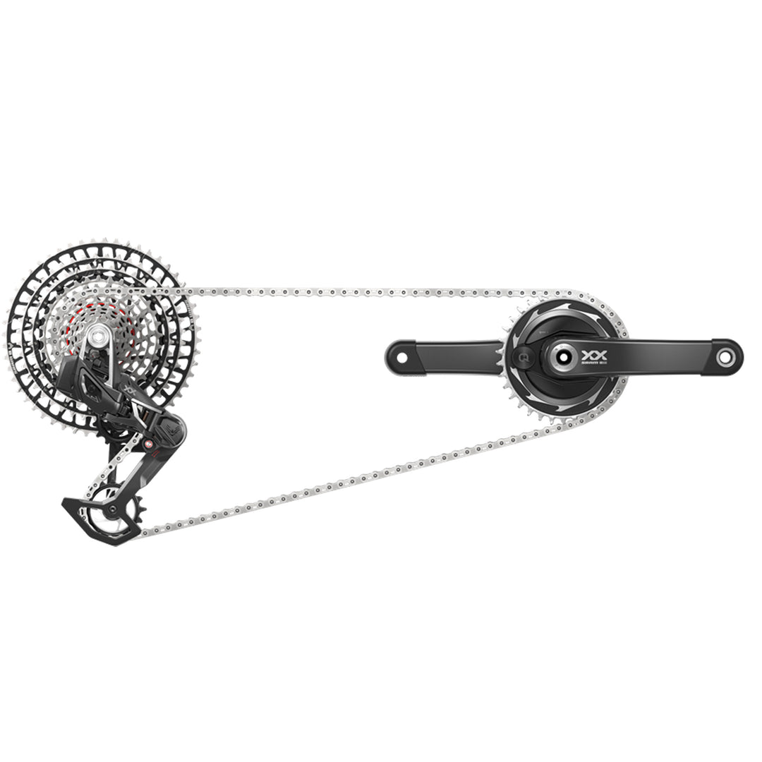 SRAM XX SL T-Type Eagle AXS Power Meter Group 175mm Blk D2