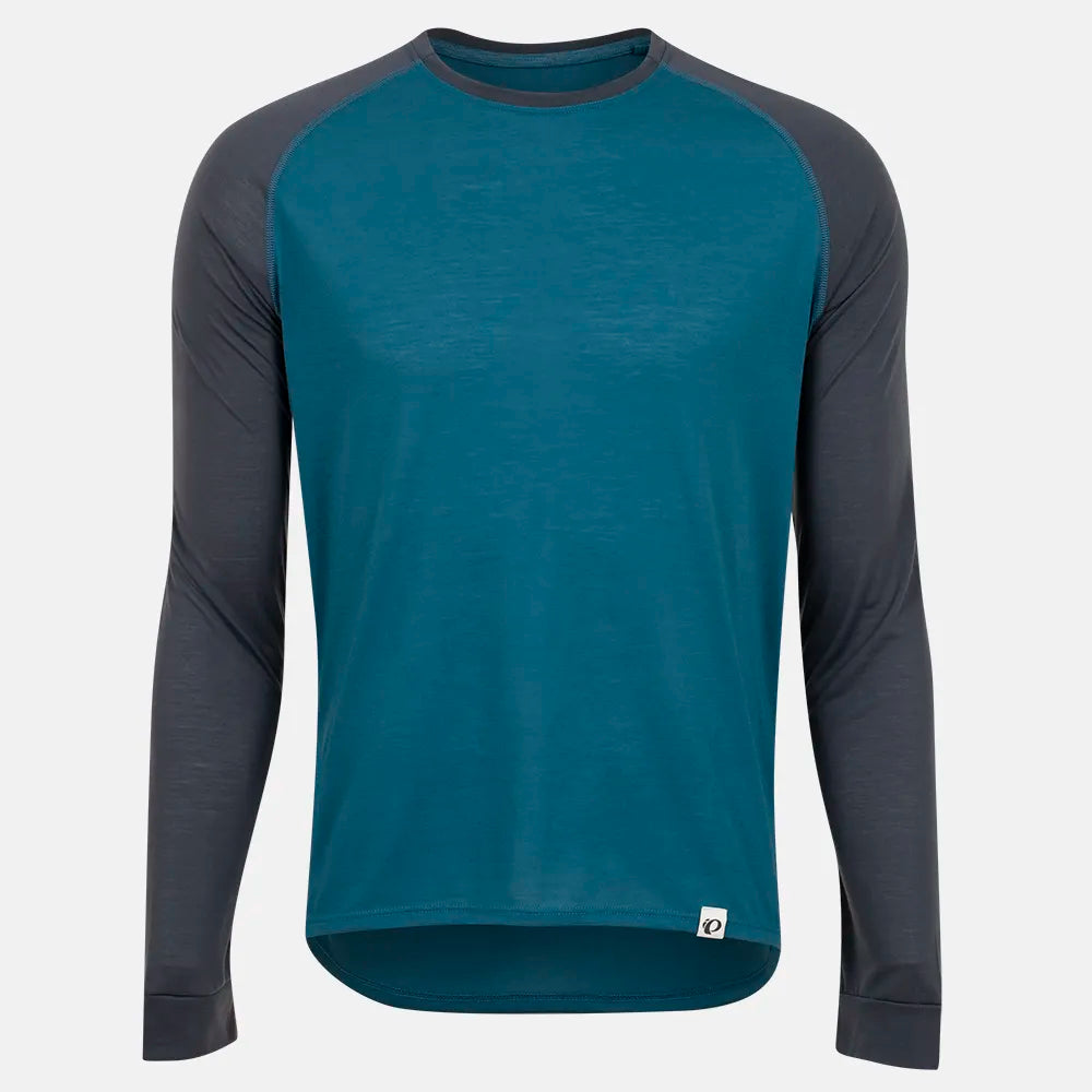 Men's Canyon Long Sleeve Jersey - OCEAN BLUE/DARK INK / XL