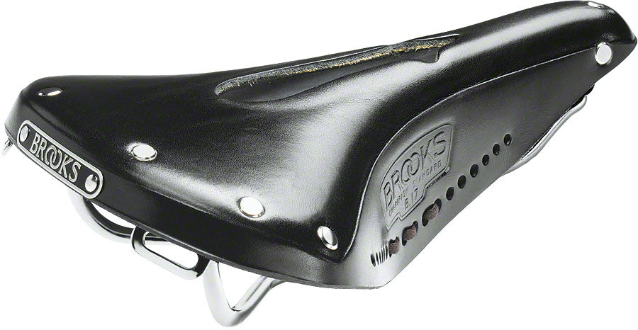 Brooks B17 Carved Saddle - Steel Black Men's