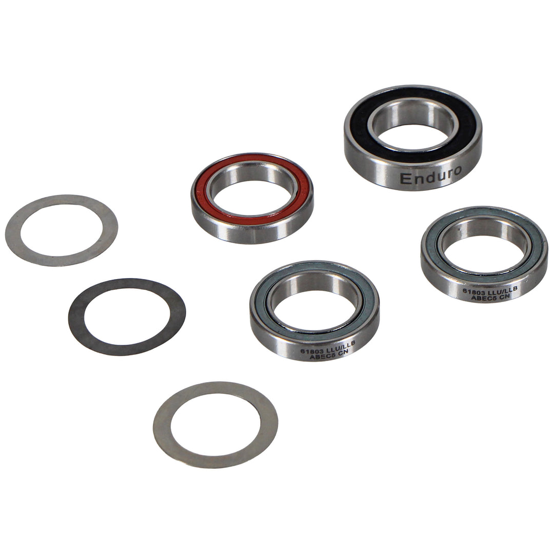 Tune Rear Hub Bearing Kit Steel ClimbHill/Prince/Mag