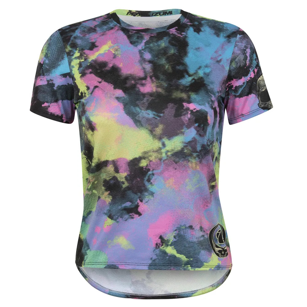 Grateful Dead x PEARL iZUMi Junior Wanderer Summit Short Sleeve Jersey - GD TERRAPIN ROSE WMB WANDERER / S