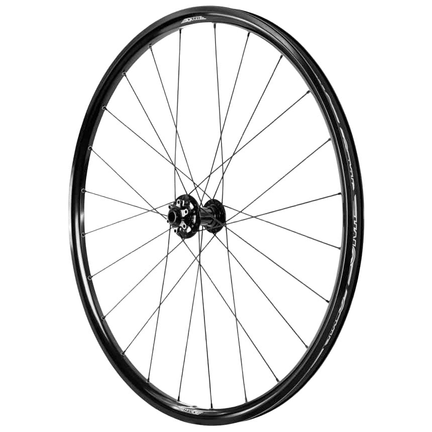 Halo White Line Disc Front 700c Wheel24h 12x100mm Black